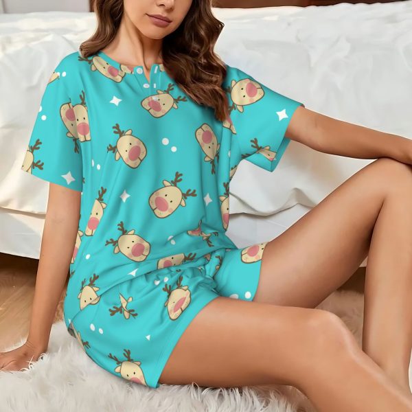 Women's Short-Sleeved Pajama - Image 8