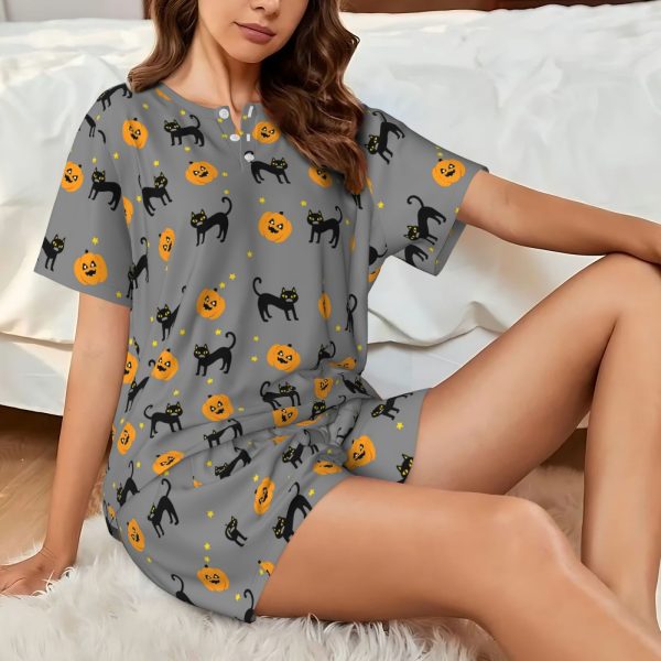 Women's Short-Sleeved Pajama - Image 8